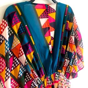 Anthropologie Geographical Dress and Slip Sz 14